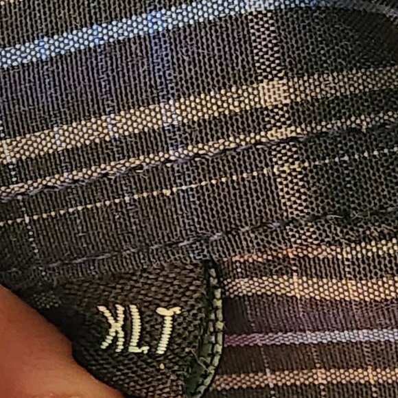 Britches Plaid Button-Up Shirt Men’s XLT Blue Gray Long Sleeve Casual Cotton - Picture 11 of 11